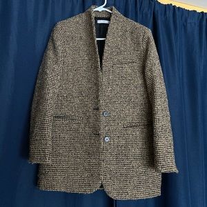 MANGO Collarless Blazer